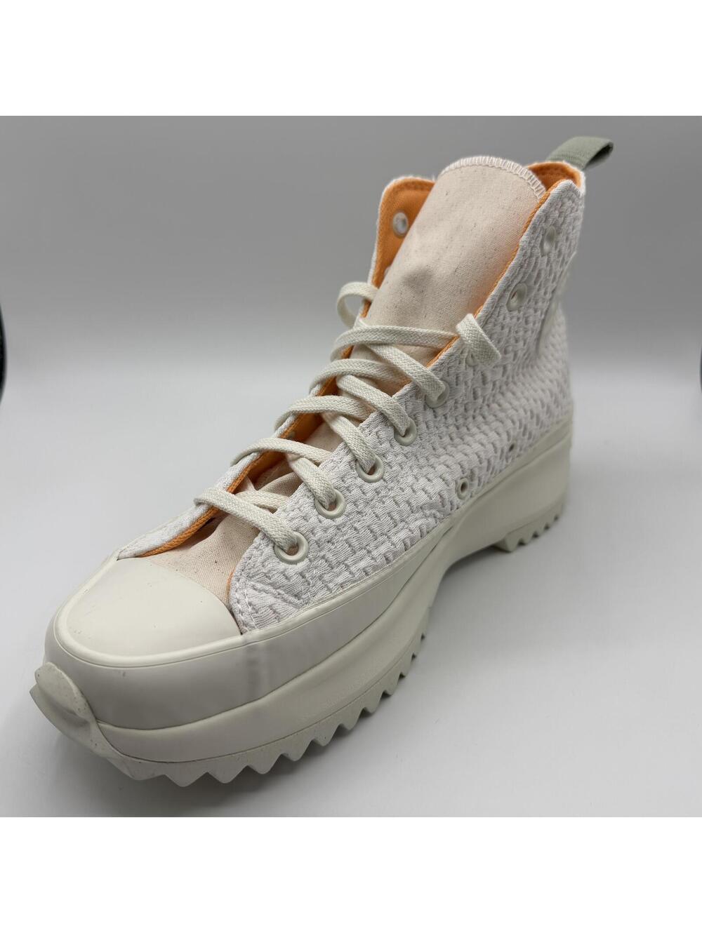 Converse Run Star Hike Peach Dream Orange Haven Egret A03838C Women 11.5 Men 10 - Picture 9 of 14